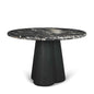 Marilyn Black Forest Marble Top Round Dining Table