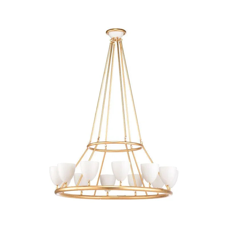 Marilyn Luxurious Gold Chandelier - LOOMLAN - Wildwood - Chandeliers