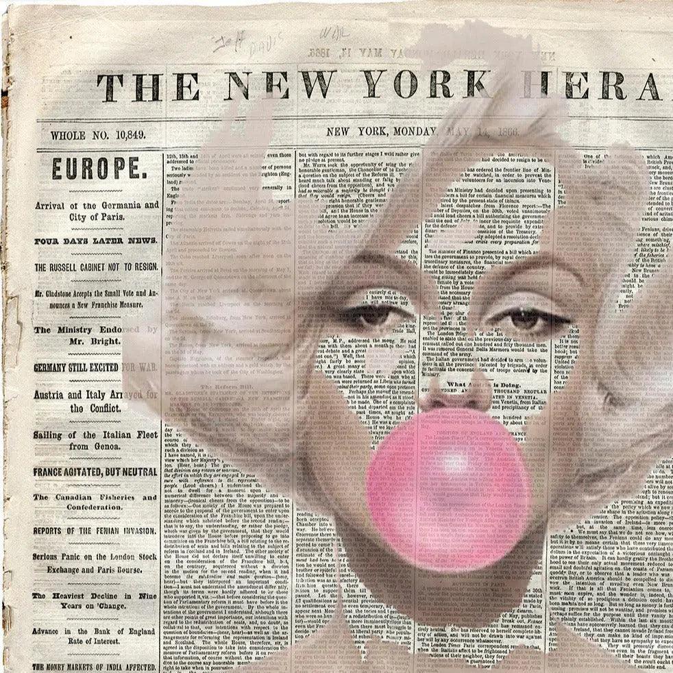 Marilyn Monroe Wall Art Indoor Outdoor Canvas - LOOMLAN - LOOMLAN - Canvas Art