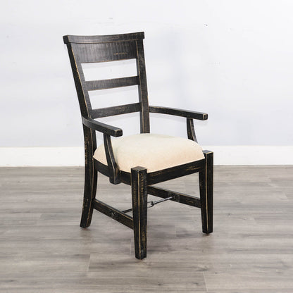 Marina Fabric Dining Arm Chair 2PC