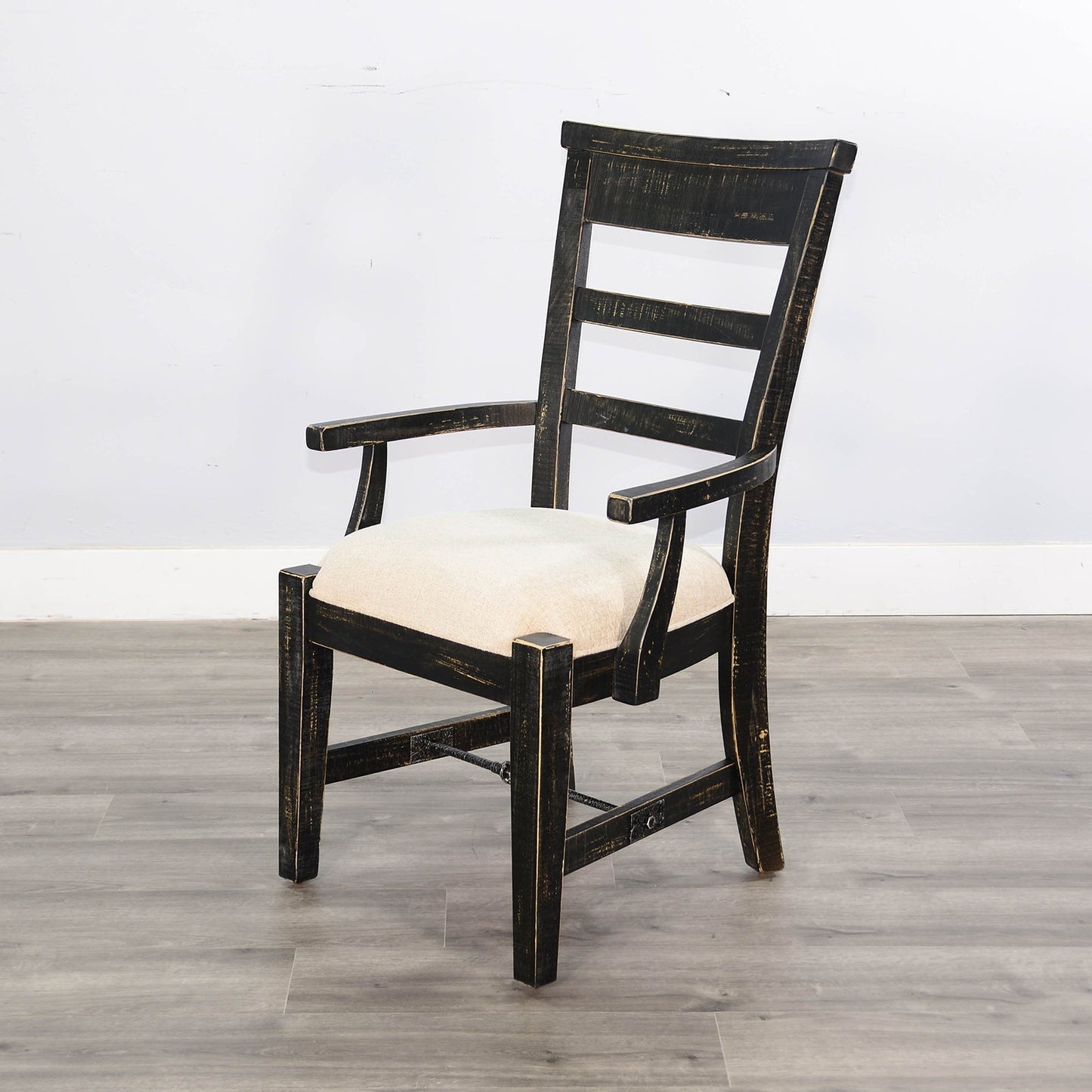 Marina Fabric Dining Arm Chair 2PC