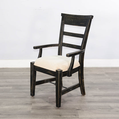 Marina Fabric Dining Arm Chair 2PC