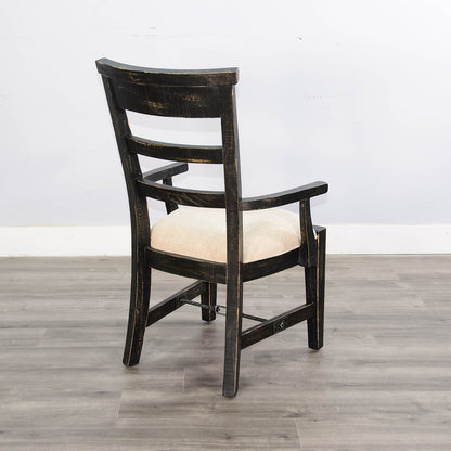 Marina Fabric Dining Arm Chair 2PC