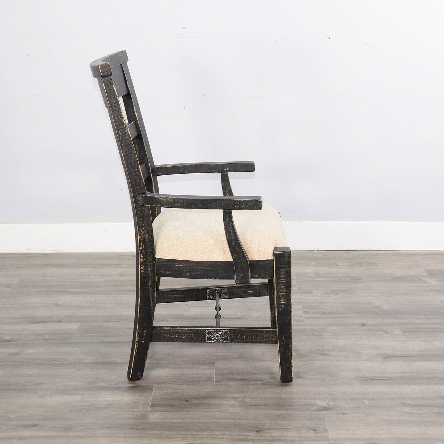 Marina Fabric Dining Arm Chair 2PC