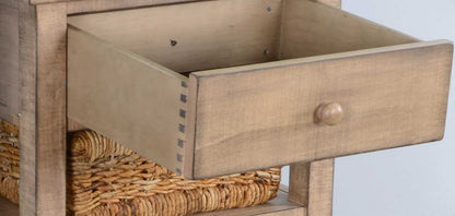 Marina One Drawer Storage Table