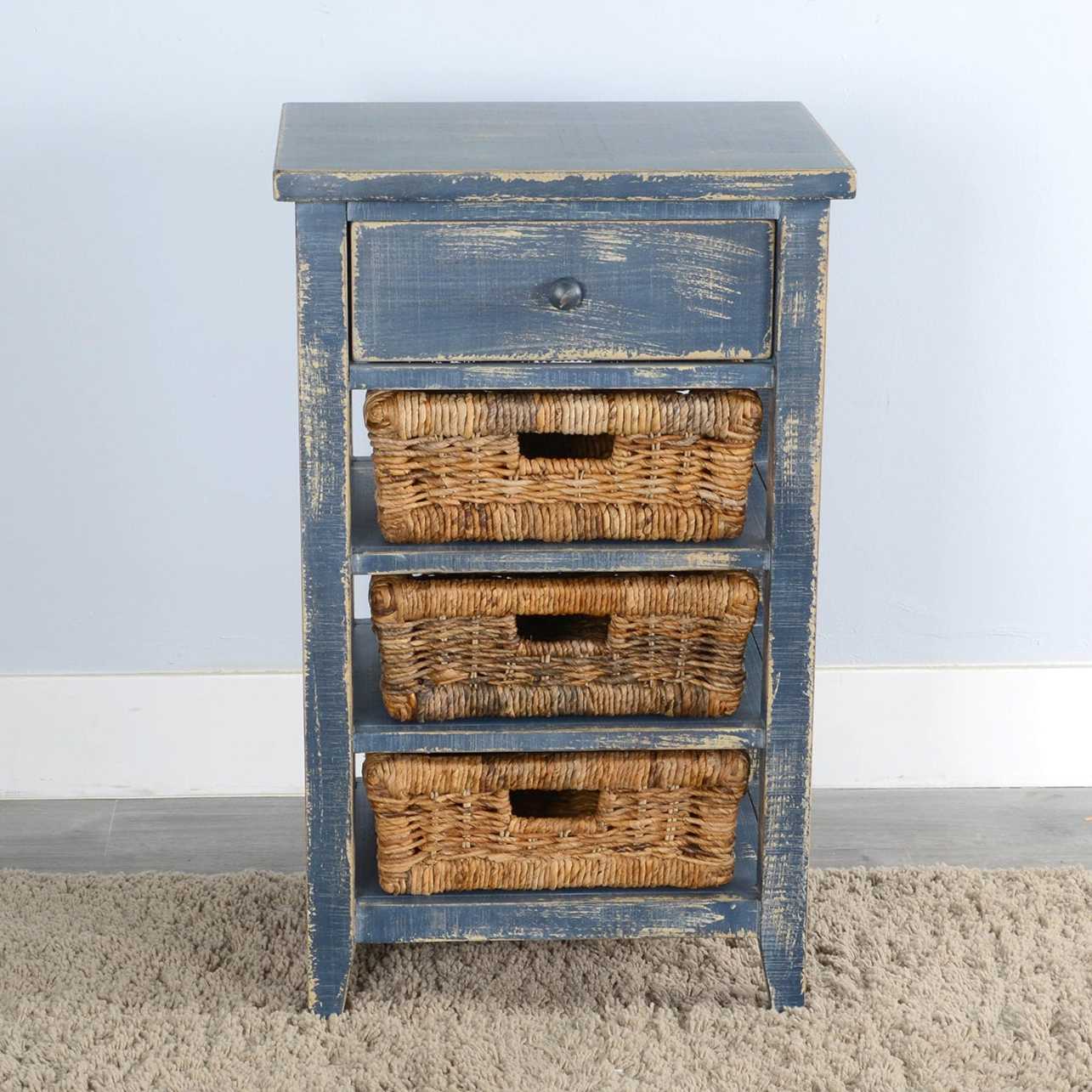 Marina One Drawer Storage Table