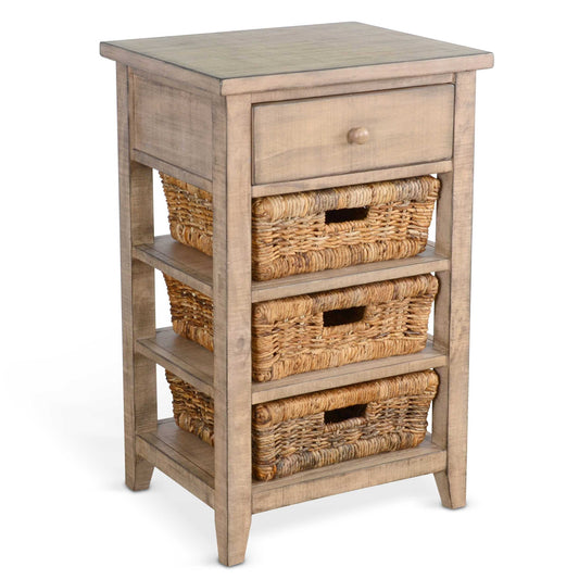 Marina One Drawer Storage Table