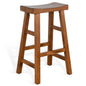Marina Saddle Seat Wood Barstool 2PC