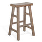 Marina Saddle Seat Wood Barstool 2PC