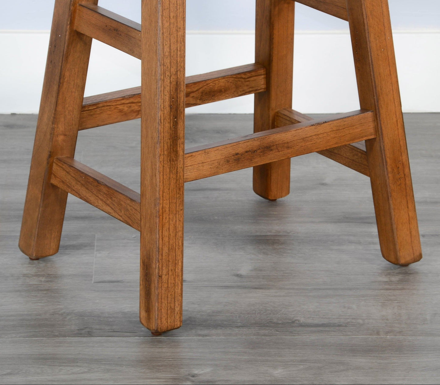 Marina Saddle Seat Wooden Counter Stool 2PC