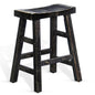 Marina Saddle Seat Wooden Counter Stool 2PC