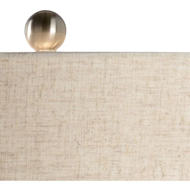 Marina White Glazed Ceramic Table Lamp - Ice - LOOMLAN - Wildwood - Table Lamps