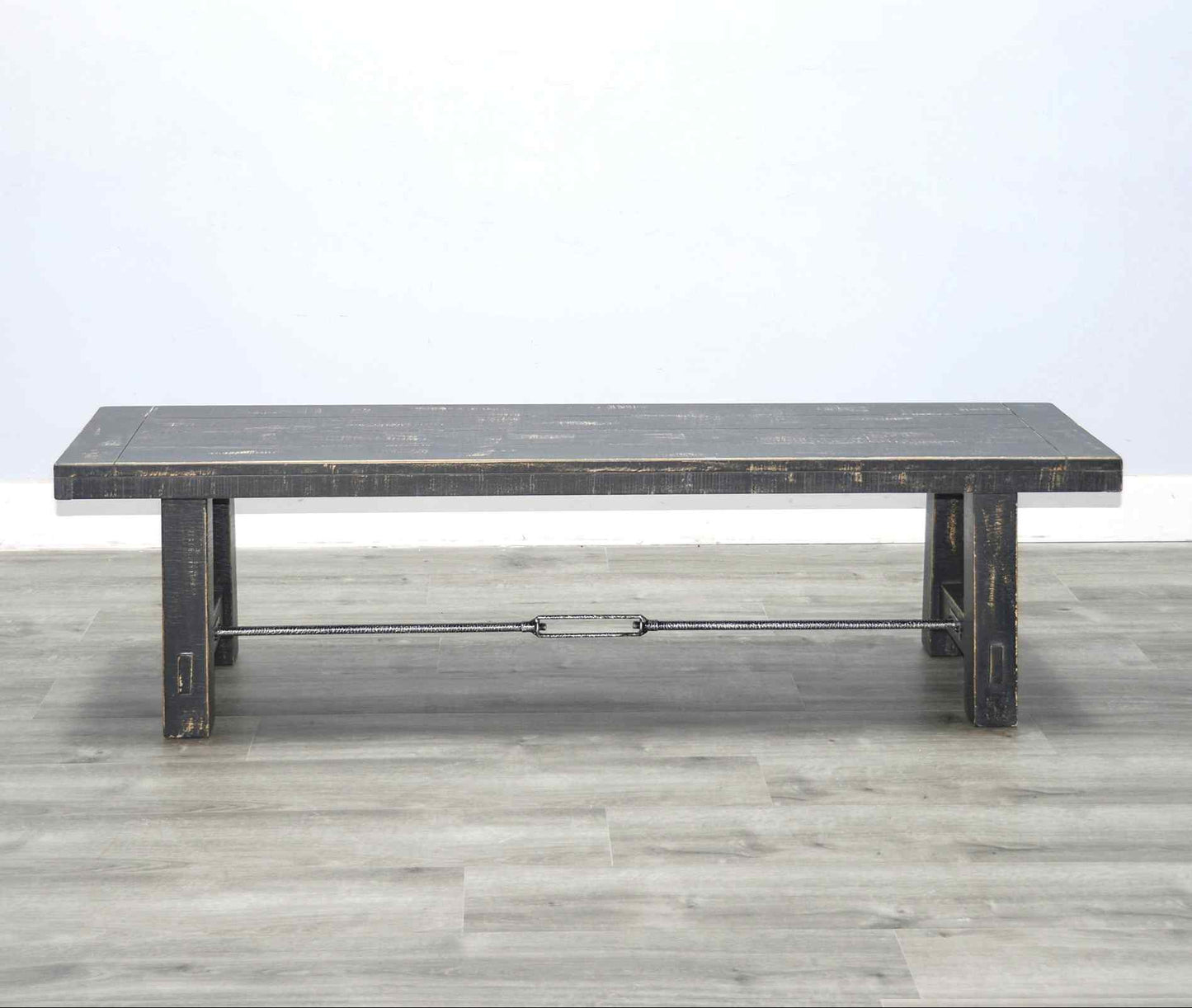 Marina Wooden Dining Bench with Turnbuckle