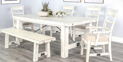 Marina Wooden Dining Bench with Turnbuckle