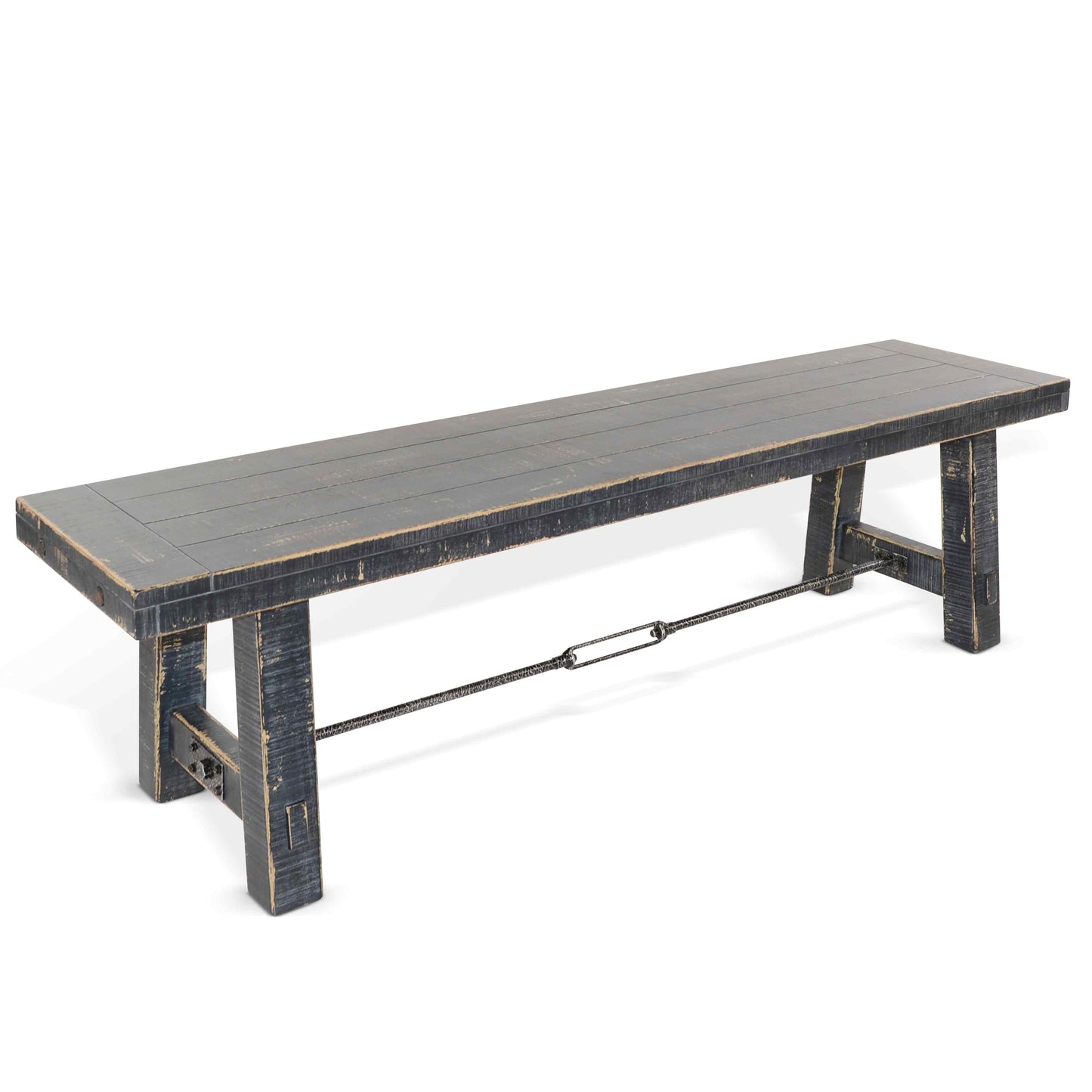 Marina Wooden Dining Bench with Turnbuckle