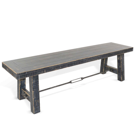 Marina Wooden Dining Bench with Turnbuckle