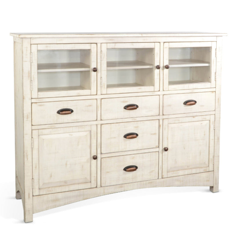 Marina Wooden White Sideboard