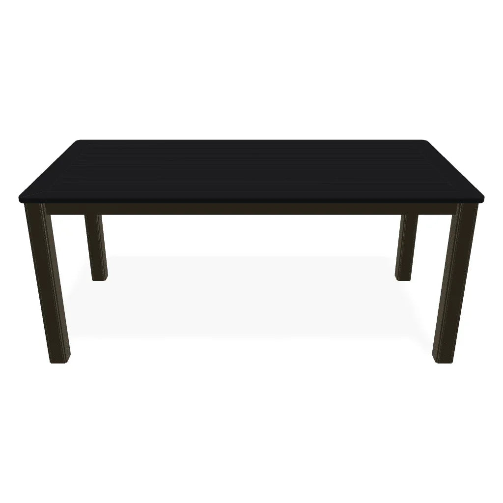 21" X 42" Marine Grade Polymer Coffee Table-Outdoor Coffee Tables-Telescope-LOOMLAN