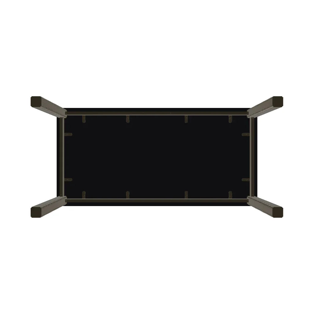 21" X 42" Marine Grade Polymer Coffee Table-Outdoor Coffee Tables-Telescope-LOOMLAN