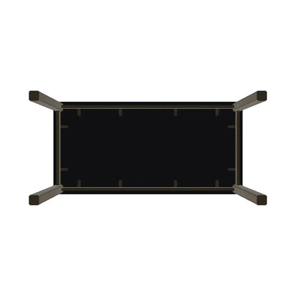 21" X 42" Marine Grade Polymer Coffee Table-Outdoor Coffee Tables-Telescope-LOOMLAN