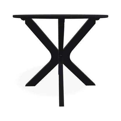 23" Slat Marine Grade Polymer Round End Table - LOOMLAN - Telescope - Outdoor Side Tables