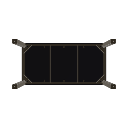 Marine Grade Polymer Rectangular Coffee Table-Outdoor Coffee Tables-Telescope-LOOMLAN