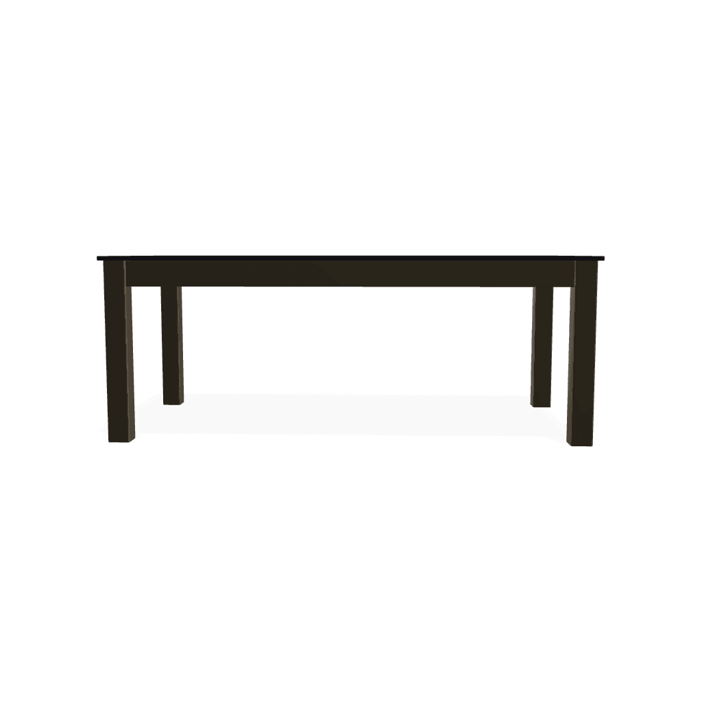 Marine Grade Polymer Rectangular Coffee Table-Outdoor Coffee Tables-Telescope-LOOMLAN