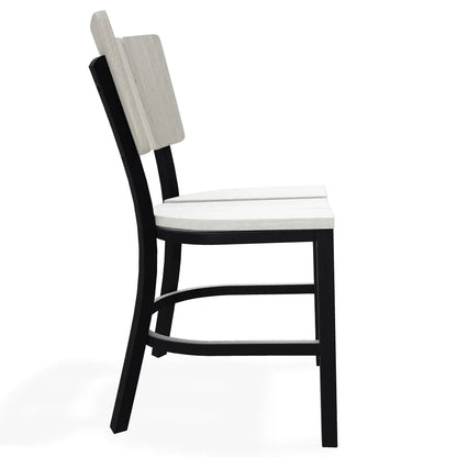 Marine Grade Polymer Aluminum Stacking Bistro Chair-Outdoor Accent Chairs-Telescope-LOOMLAN