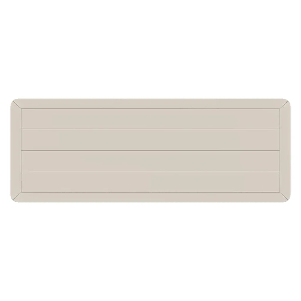 10" X 27" Marine Grade Polymer Chaise Table - LOOMLAN - Telescope - Outdoor Side Tables