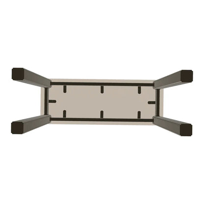 10" X 27" Marine Grade Polymer Chaise Table - LOOMLAN - Telescope - Outdoor Side Tables