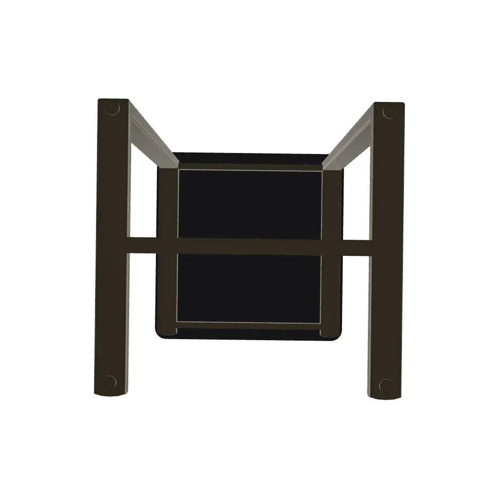 17.5" Square Marine Grade Polymer Side Table - LOOMLAN - Telescope - Outdoor Side Tables