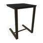 17.5" Square Marine Grade Polymer Side Table - LOOMLAN - Telescope - Outdoor Side Tables