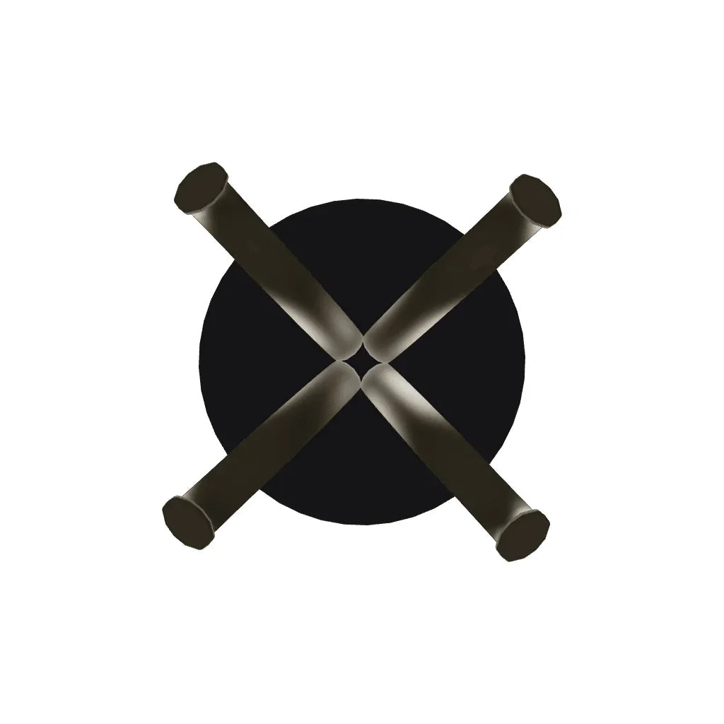 18" Round Marine Grade Polymer Top End Table - LOOMLAN - Telescope - Outdoor Side Tables