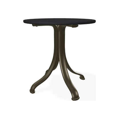 18" Round Marine Grade Polymer Top End Table - LOOMLAN - Telescope - Outdoor Side Tables