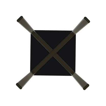 18" Square Marine Grade Polymer End Table - LOOMLAN - Telescope - Outdoor Side Tables