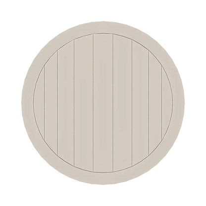 21" Round Marine Grade Polymer Deluxe End Table - LOOMLAN - Telescope - Outdoor Side Tables