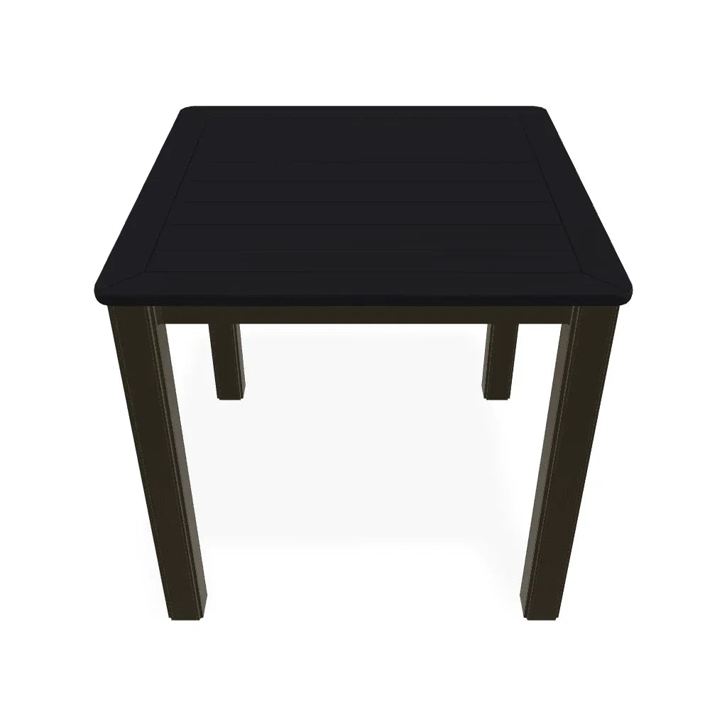 21" Square Marine Grade Polymer End Table - LOOMLAN - Telescope - Outdoor Side Tables