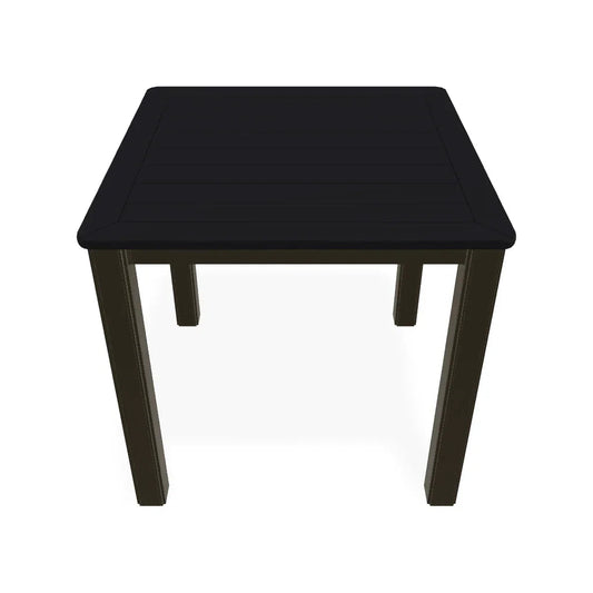 21" Square Marine Grade Polymer End Table - LOOMLAN - Telescope - Outdoor Side Tables