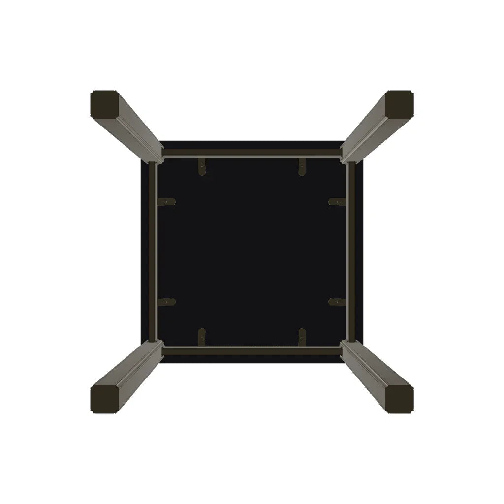 21" Square Marine Grade Polymer End Table - LOOMLAN - Telescope - Outdoor Side Tables