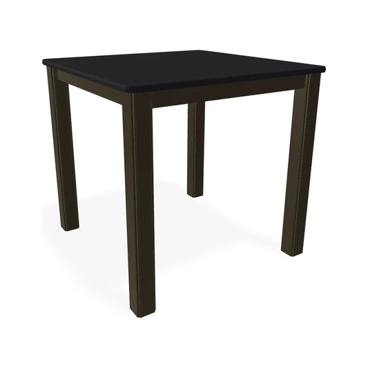 21" Square Marine Grade Polymer End Table - LOOMLAN - Telescope - Outdoor Side Tables