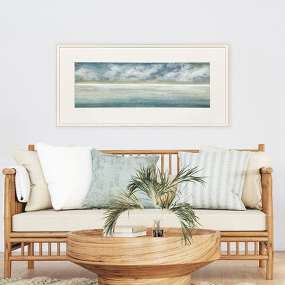 Marine Mist Wood Framed Wall Art