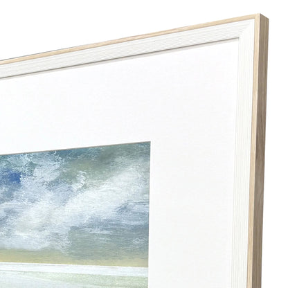 Marine Mist Wood Framed Wall Art