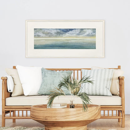 Marine Mist Wood Framed Wall Art