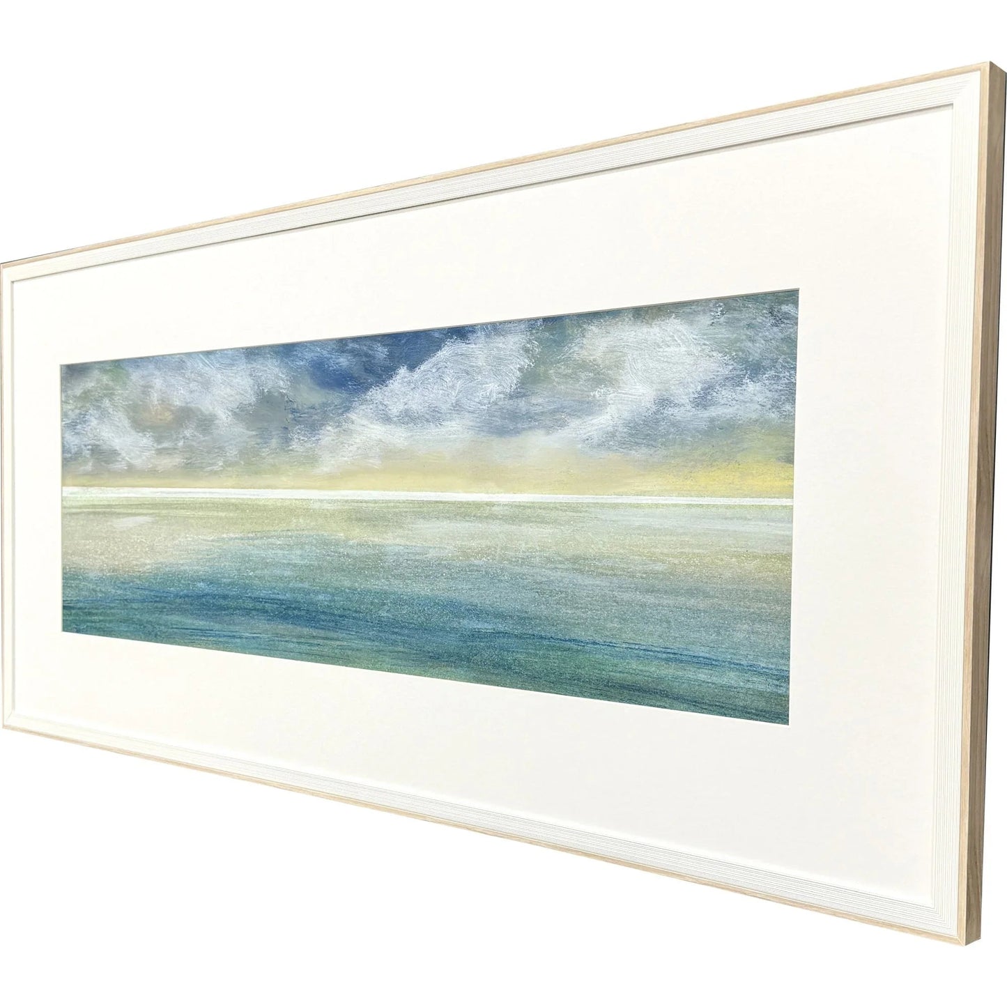 Marine Mist Wood Framed Wall Art