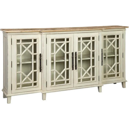 Marion Breakfront Designed Wooden Buffet - LOOMLAN - Furniture Classics - Buffets