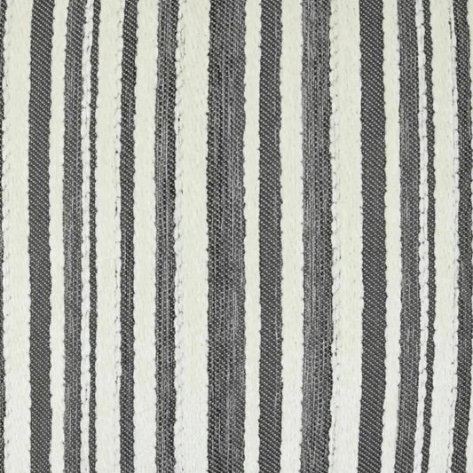Marisol Charcoal Stripes Grey Large Throw Pillow Insert - LOOMLAN - D.V. Kap - Throw Pillows