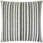 Marisol Charcoal Stripes Grey Large Throw Pillow Insert - LOOMLAN - D.V. Kap - Throw Pillows