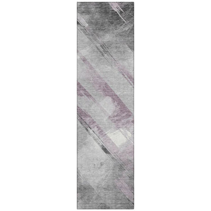 Marisse Purple Washable Indoor - Outdoor Rug - LOOMLAN - LOOMLAN Rugs - Outdoor Rugs