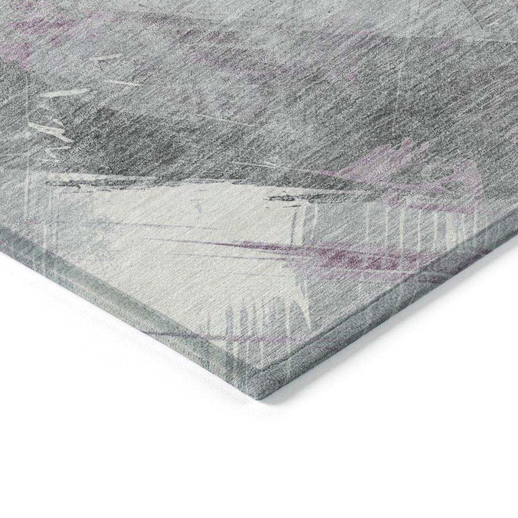 Marisse Purple Washable Indoor - Outdoor Rug - LOOMLAN - LOOMLAN Rugs - Outdoor Rugs