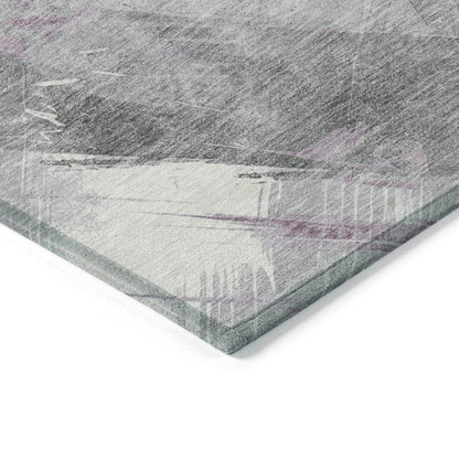 Marisse Purple Washable Indoor - Outdoor Rug - LOOMLAN - LOOMLAN Rugs - Outdoor Rugs